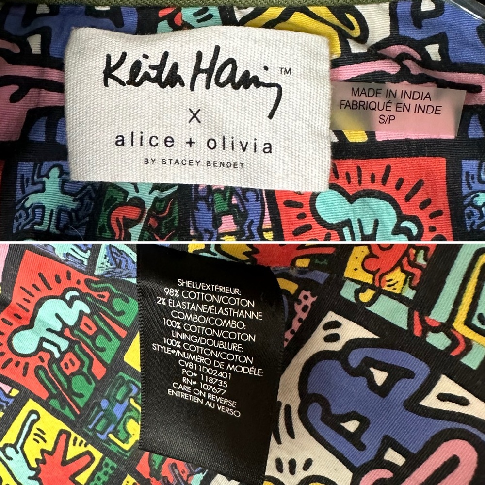 RARE Keith Haring x Alice + Olivia
Limited Edition Russo Parka Size Small - Picture 8 of 16